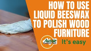 How To Use Aussie Furniture Care Quick Polish For Cleaning & Polishing Timber Furniture