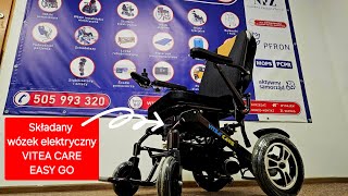 Easy Go Vitea Care. Lekki I Składany Wózek Inwalidzki Elektryczny. Najważniejsze Cechy I Parametry.