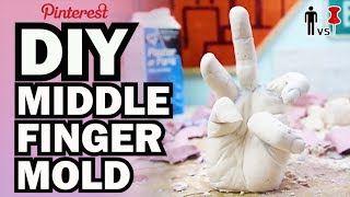 DIY Middle Finger Mold - Pinterest Test - Man Vs Pin #68 DIY Middle Finger Mold - Pinterest Test - Man Vs Pin #68