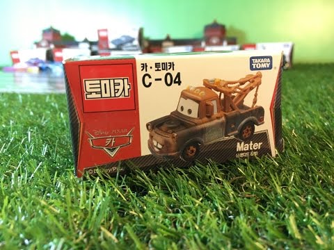 unbox Tomica C-04 Disney Car Mater Korean Packing (00762) AutoAutoTomica C-04metri (deviazione standard) video di apertura 【vettura compatta】02001+it Plarail,Takara Tomy ,il treno, fun ...