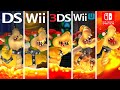 Evolution of Bowser Falling in Lava (1985-2020)