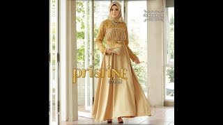 Gamis Pesta Elegan Glamour Terbaru 2018 Baju Muslimah Modern