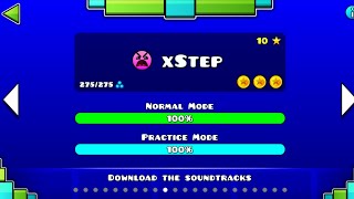Level - 10 xStep 100% all coins (Insane) by RobTop ||Geometry Dash