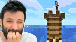 GERÇEK OKÇU KULESİ YAPTIM😅 (İlk Okçum Kulede!) Ekiple Minecraft 14.Bölüm