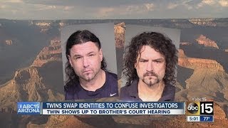 Twins swap identities to confuse police