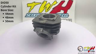 Twh Dio 50 Cylinder Kit44 48 50Mm Upgrade For Honda Scooters