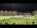 The Notre Dame High School Irish Knight Band performs an awesome show during halftime between the NDHS Knights and Hamilton High School from Arizona. Just wa...