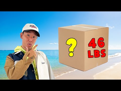 My New Sponsor Sent Me a 46 POUND Mystery Box!