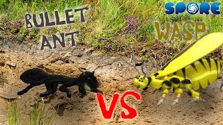 Wasp Vs Bullet Ant Insect Warzone Spore