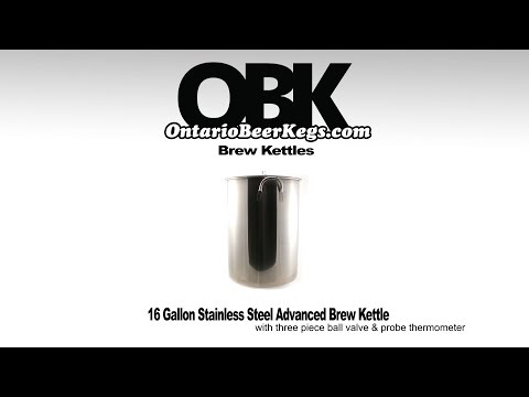 16 Gallon Stainless Steel Advanced Brew Kettle - Product Information - ontariobeerkegs.com