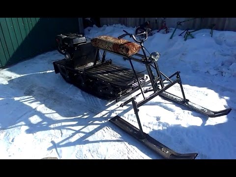 Мотобуксировщики своими руками с лыжным модулем 327