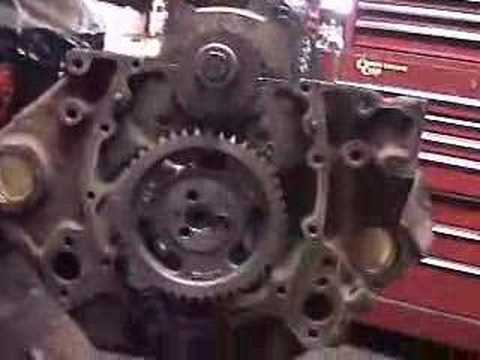 CHEVY ENGINE REBUILD CAMSHAFT TIMING CHAIN INSTALLATION DVD