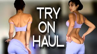 Try on Haul. Trying on tight leggings. Sofia Vlog - Jenny Taborda #100