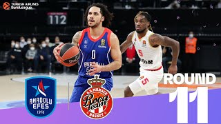 Efes beats Monaco, gets third straight win! | Round 11, Highlights | Turkish Airlines EuroLeague