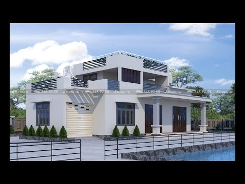 Mẫu Nhà Cấp 4 Đẹp 120m2 Có Gác Lửng Gây Sốt Tại Bình Lục Hà Nam