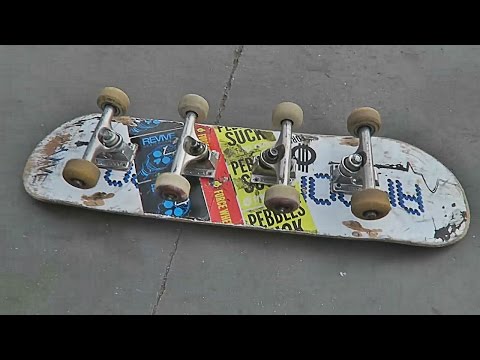 Skateboarding With 4 Trucks