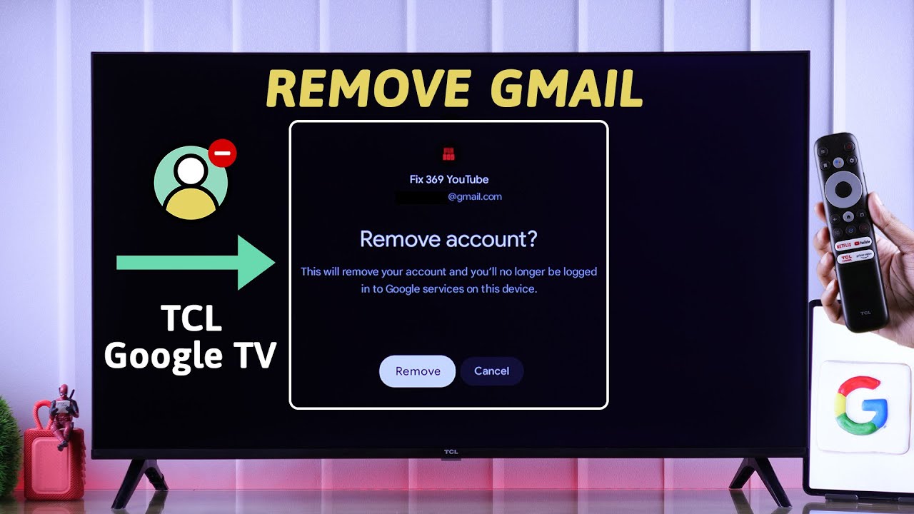How to Remove a Google Account from TCL Google TV! How to Remove a Google Account from TCL Google TV!