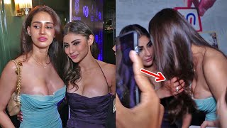 అకకడ టచ చసద Best Friend Disha Patani Leaving Mouni Roy New Restaurant Badmaash Nse