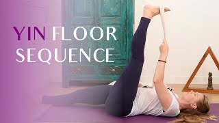 Yin Yoga Floor Sequence 40 Min Yin Yoga For Summer Cool