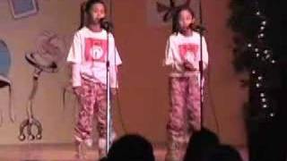 2008 Variety Show-Kalia & Keeli Sing These Words 4Th Show