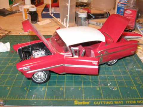 My 58 Chevy Impala 1 24 plastic model by Fredachinnie64