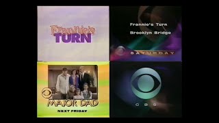 Cbs 1992-1993 Network Promo With Frannies Turn And Major Dad Season 4 Premiere