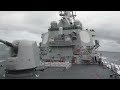 Phalanx CIWS Close-in Weapon System In Action - US Navy's Deadly Autocannon Target Shooting