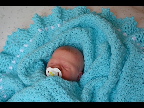 Как связать новорожденный плед Как связать новорожденный плед