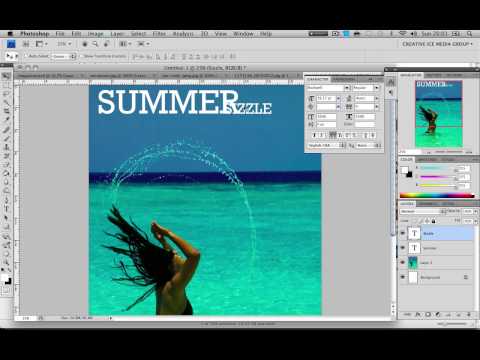 Photoshop Tutorial : How to design a magazine front cover