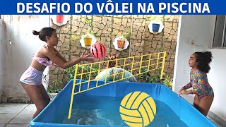 Desafio Do Vôlei Na Piscina I Muito Divertido