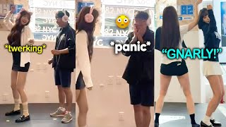 Eunchae Twerking In Front Of This Fanboy Made Him Nervous Dancing To Gnarly
