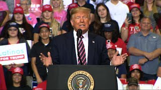 Trump ridicules Democrat opponents at Vegas rally