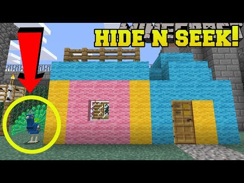 Minecraft: PEACOCKS HIDE AND SEEK!! - Morph Hide And Seek - Modded Mini-Game Minecraft: PEACOCKS HIDE AND SEEK!! - Morph Hide And Seek - Modded Mini-Game