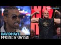 &quot;Fury looks like a new man!&quot; David Haye changes his mind on W...
