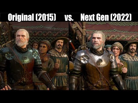 Original vs. Next-Gen Update | The Witcher 3: Wild Hunt Side by Side Comparison