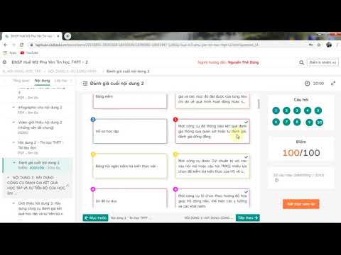 ĐÁP ÁN 20 CÂU HỎI BÀI KIỂM TRA CUỐI KHÓA MODULE 2 CƠ SỞ LÍ LUẬN TIỂU HỌC | grow talents