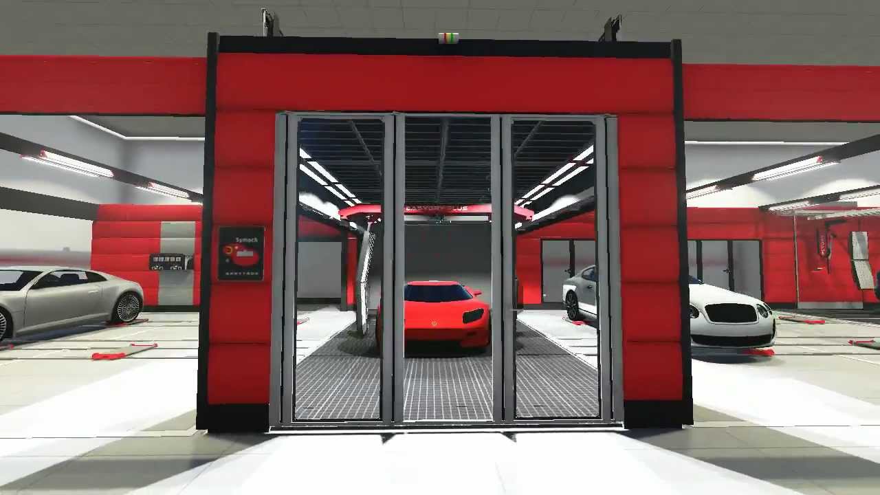 3D walkthrough automotive repair facility - YouTube