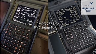 Fmc Setup Tutorial Real 737 Pilot Pmdg 737