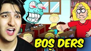 Ultra Komi̇k Boş Ders Ani̇masyonu Tepki̇