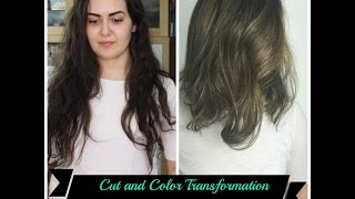 LOB & Balayage Cut and Color Transformation