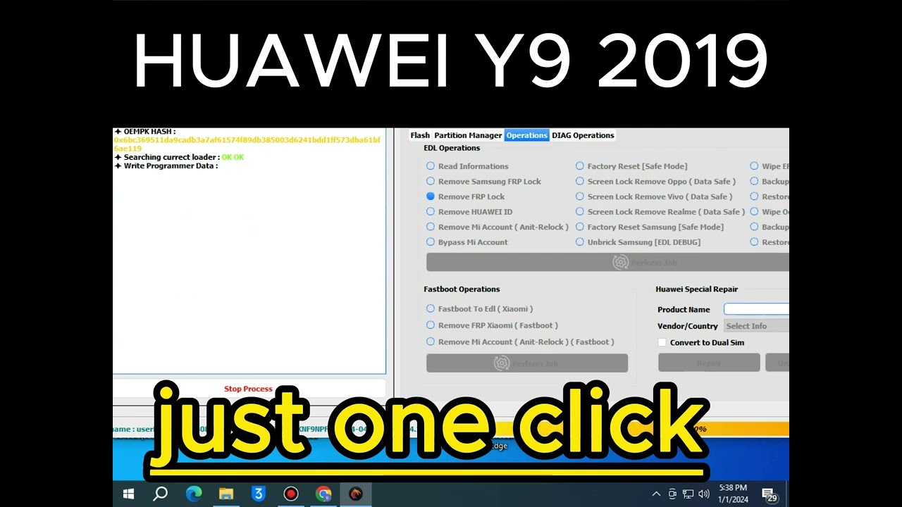 Huawei Y9 2019 (JKM-LX1) FRP Bypass 2024 | Google Huawei Y9 2019 (JKM-LX1) FRP Bypass 2024 | Google