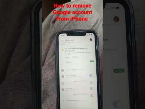 how to remove Google account from all iphone how to remove Google account from all iphone