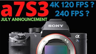 Sony A7S3 Rumoured Specs