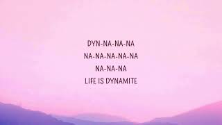 BTS - Dynamite  Background Music (Lyrics)