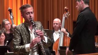 Mozart clarinet concerto, 1st mvmt - Emil Jonason & Västerås Sinfonietta