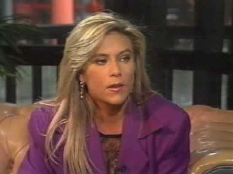 Samantha Fox is interviewed by Richard Madeley and Judy Finnigan on ITV's