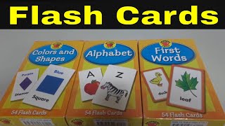 Brighter Child Flash Cards Review-Teach The Alphabet, Shapes, And More