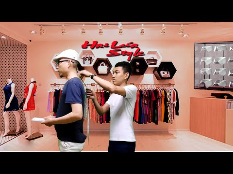 Lấy số đo cắt may áo sơ mi Nam Kiểu Hai Lúa
