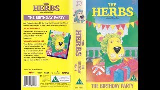 The Herbs: The Birthday Party (1999 Reissue UK VHS)