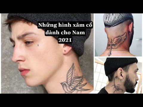 Những mẫu hình xăm mini cổ dành cho Nam (2021). Hình xăm đẹp cho Nam